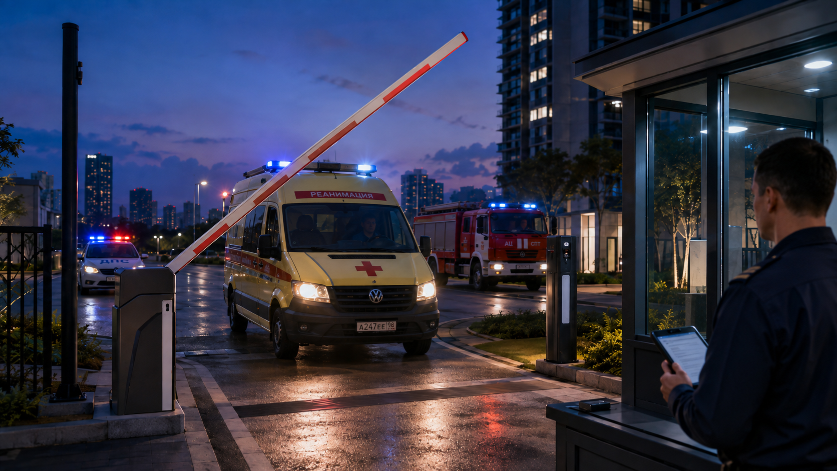 AutoGate Vision распознаёт спецтранспорт: автоматический пропуск или уведомление охраны